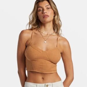 Billabong‎ By The Sea Womens Crop Top Large NWT